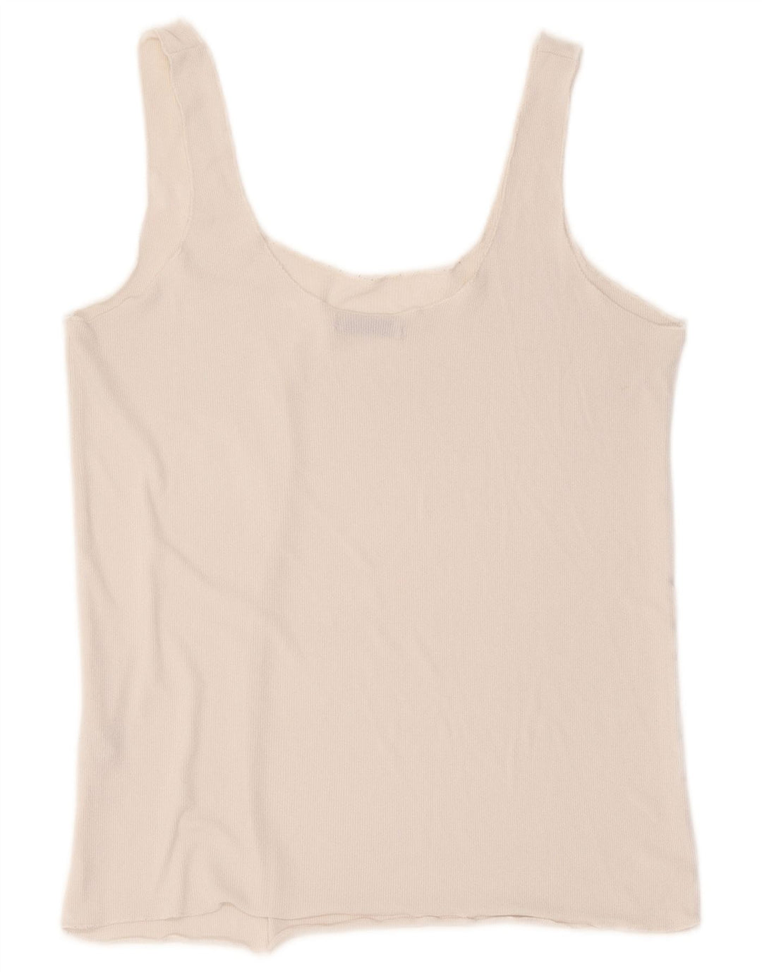 Zara Womens Crop Vest Top UK 14 Grand Blanc Polyester