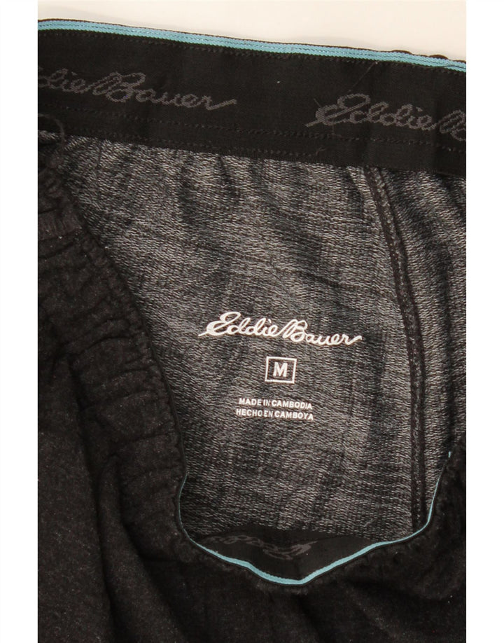 EDDIE BAUER Womens Tracksuit Trousers UK 12 Medium  Black Polyester Vintage Eddie Bauer and Second-Hand Eddie Bauer from Messina Hembry 