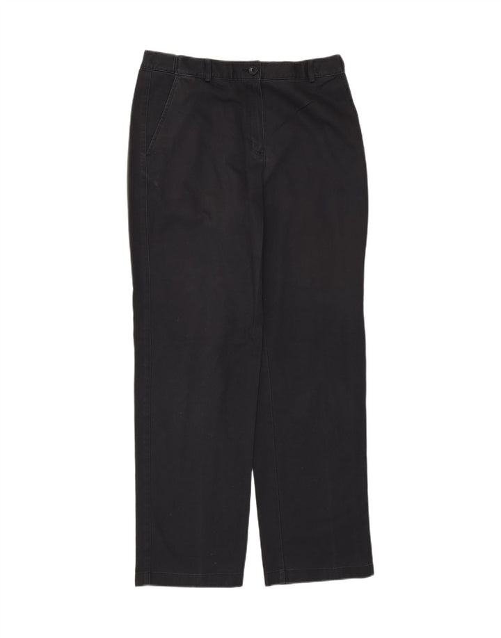 Zara Jean droit taille haute pour femme EU 38 Small W28 L32 Bleu Coton