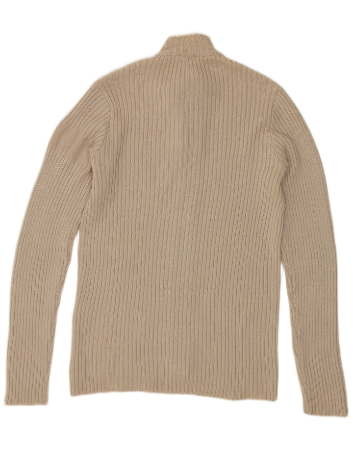 Armani Garçon Cardigan Pull 11-12 ans Beige Laine Vierge