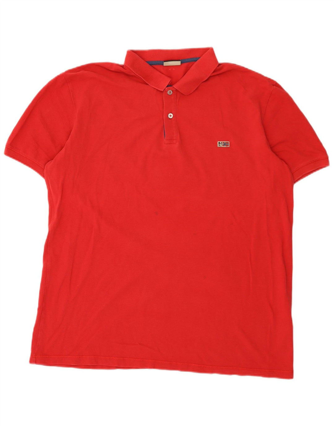 Napapijri Polo Homme 2XL Rouge