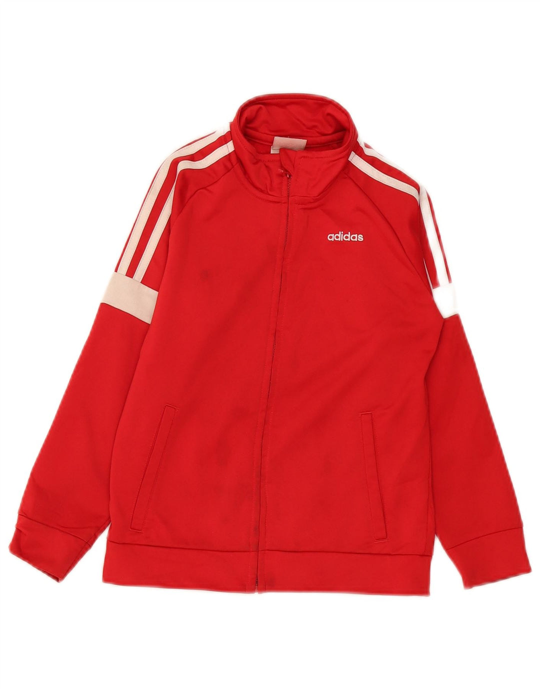 Adidas Veste de survêtement pour garçon 6-7 ans Rouge Colourblock