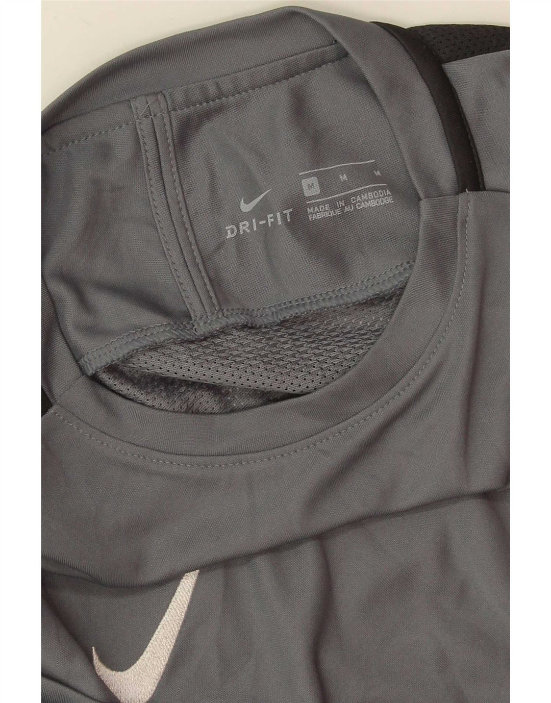 Nike T-Shirt Dri Fit Homme Gris Moyen Colorblock