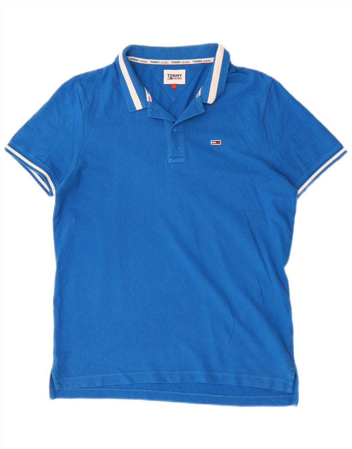 Tommy Hilfiger Polo Homme Grand Bleu Coton