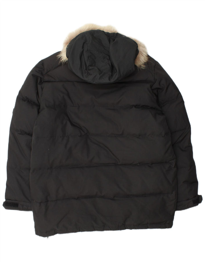 Dubin Veste matelassée à capuche pour homme UK 38 Medium Noir Polyester