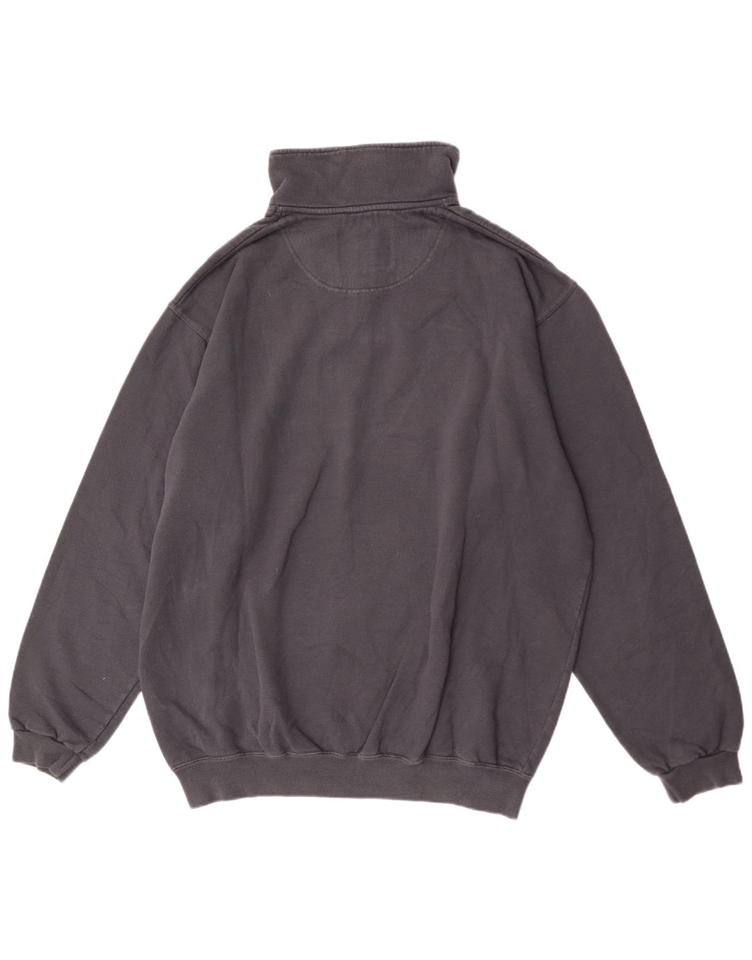 Champion Sweat-shirt à col zippé pour homme 2XL Gris Coton