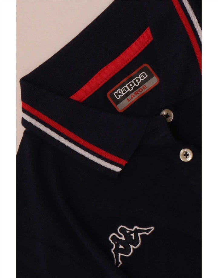 Kappa Polo Femme UK 14 Large Bleu Marine