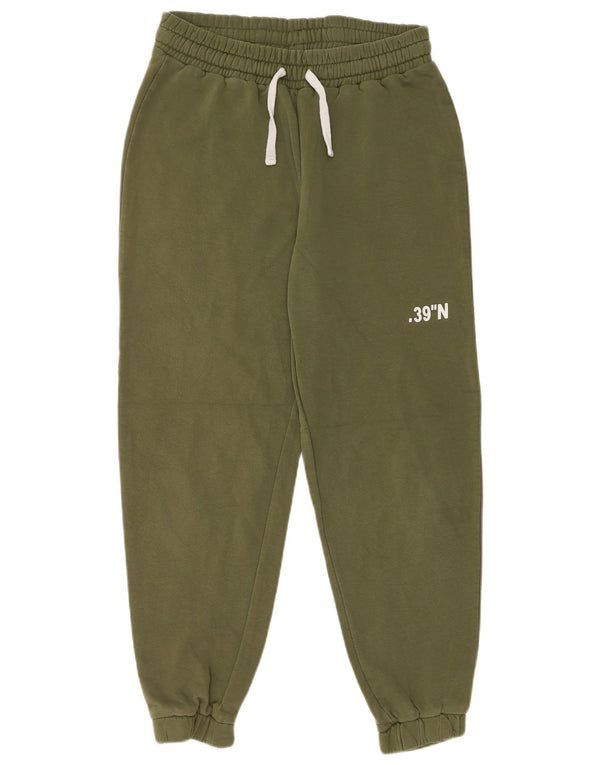 Topshop Pantalon de survêtement pour femme Joggers UK 10 Small Kaki Coton