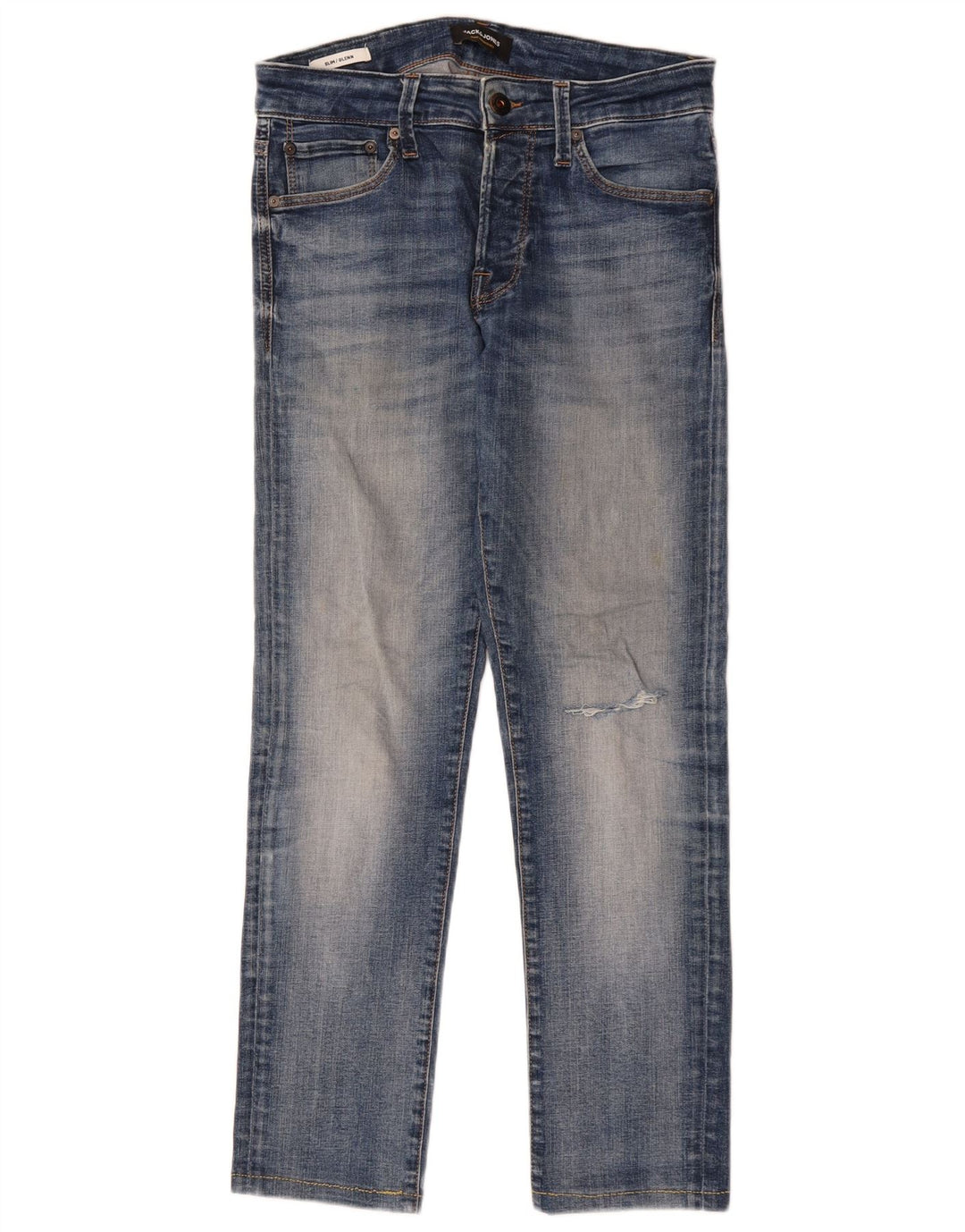 JACK & JONES Jean Slim GLENN W28 L28 Homme Bleu Marine Coton