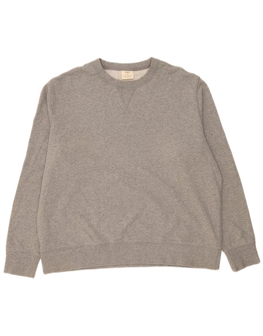 Marks & Spencer Sweat-shirt pour homme en coton gris 3XL