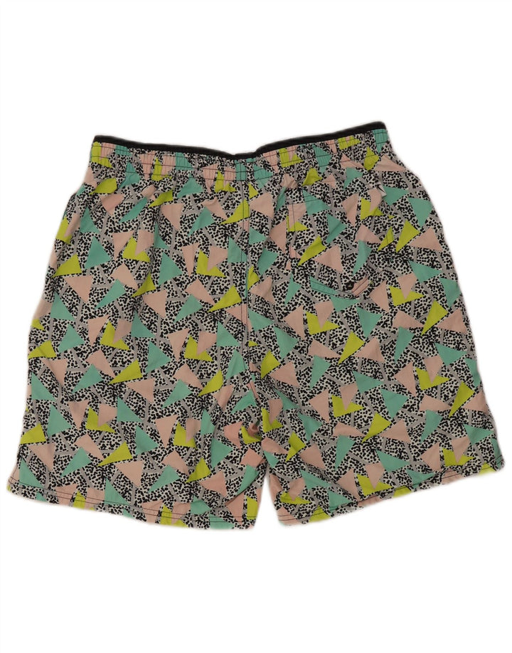 Nike Short de sport pour homme en polyester géométrique multicolore moyen