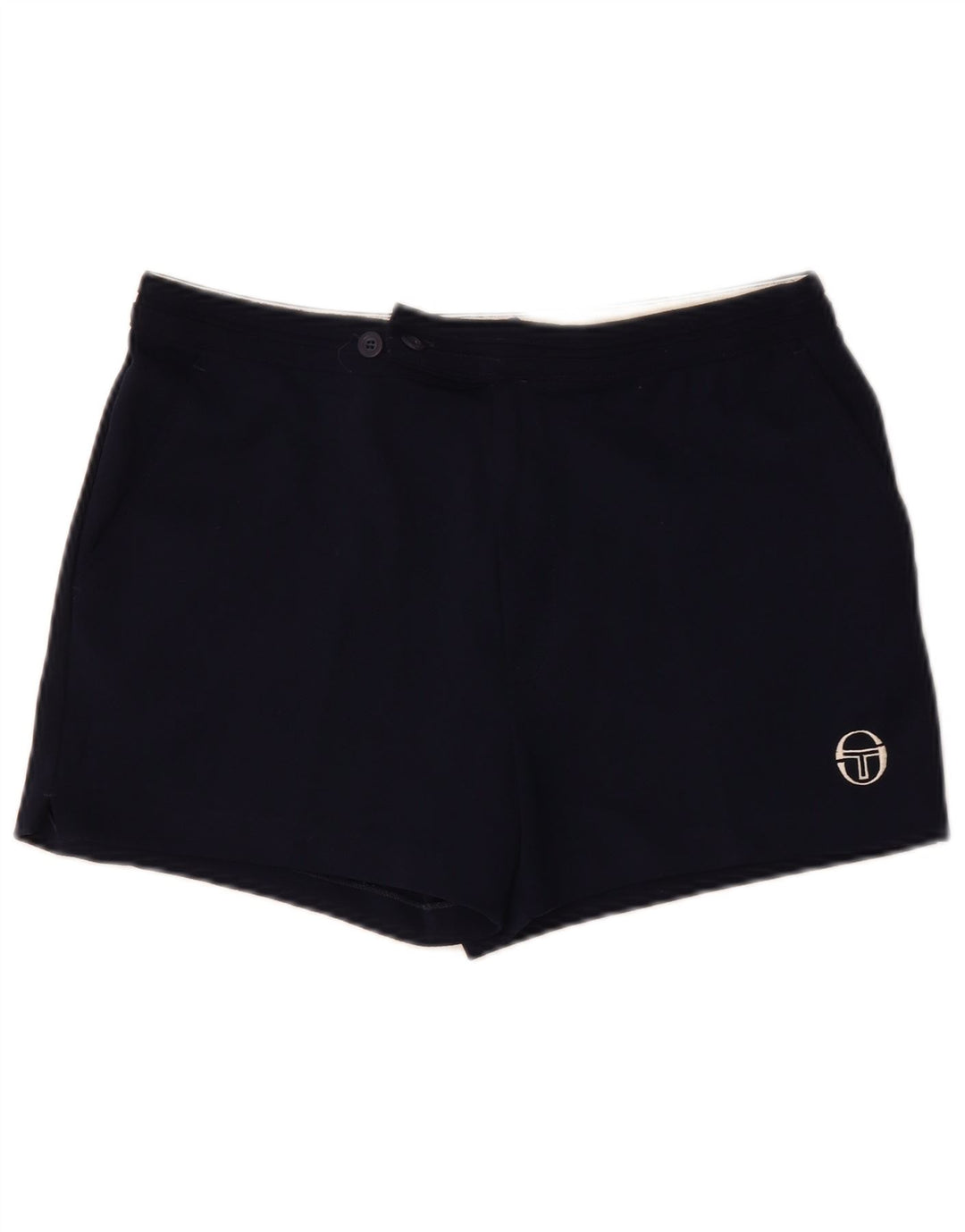 SERGIO TACCHINI Short Chino Homme IT 52 XL W34 Bleu Marine Polyester