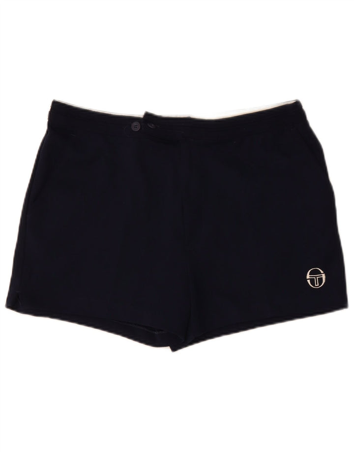 SERGIO TACCHINI Short Chino Homme IT 52 XL W34 Bleu Marine Polyester