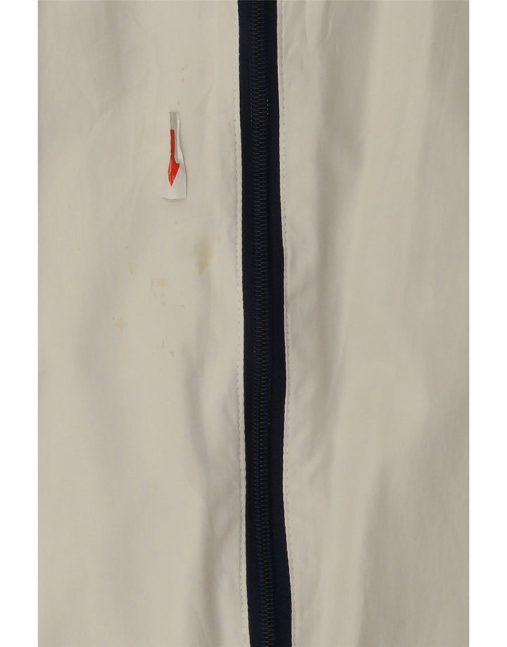 Diadora Veste de Survêtement Homme Blanc Moyen Polyester Colorblock