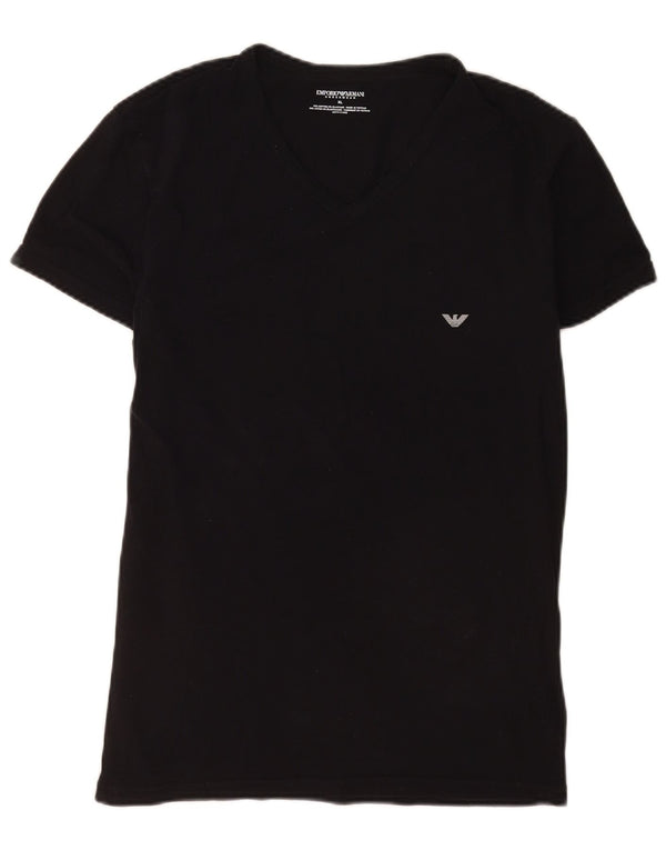 Emporio Armani T-Shirt Homme Top XL Coton Noir