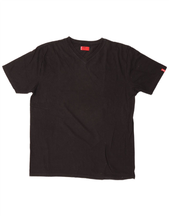 LEVI'S T-Shirt Homme Top XL Noir Coton