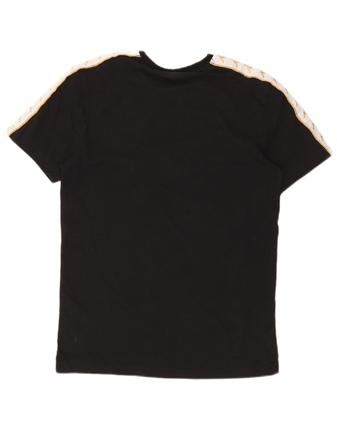 KAPPA T-Shirt Graphique Homme Noir Moyen Coton Colorblock
