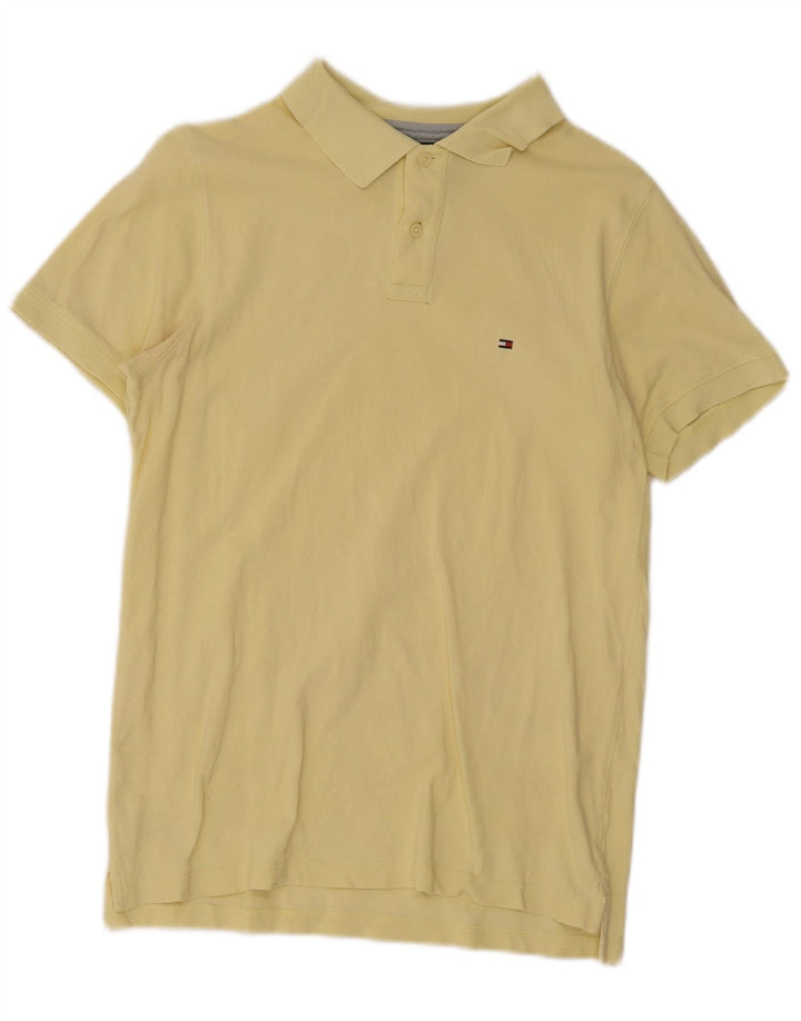 Tommy Hilfiger Polo Slim Fit Homme Jaune Moyen
