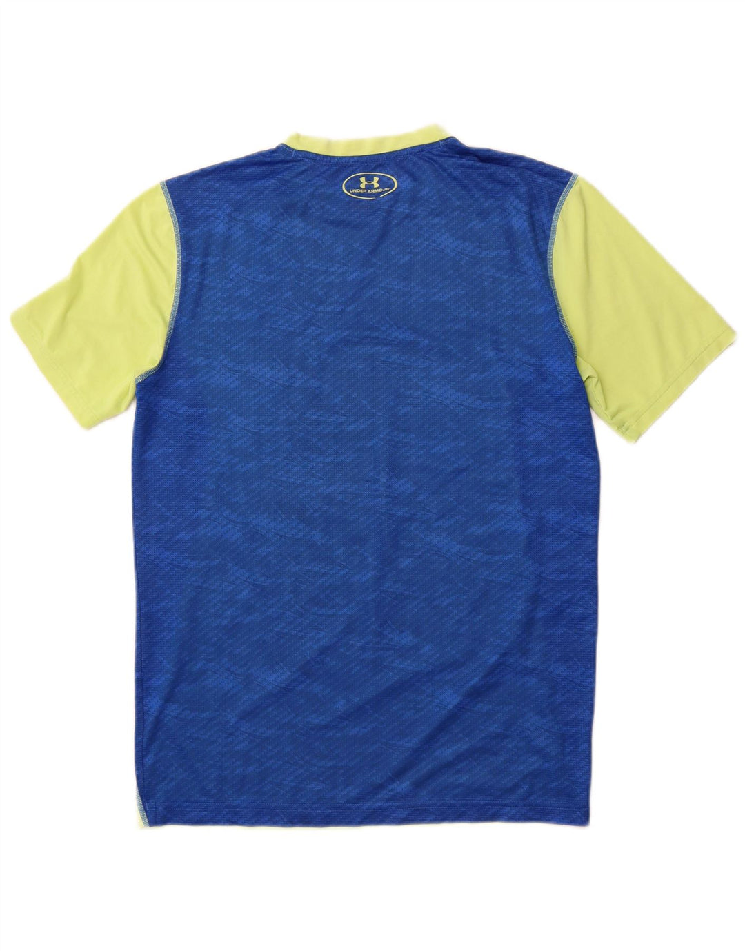 UNDER ARMOUR T-Shirt Heat Gear Homme Petit Vert Colorblock