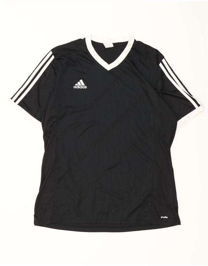 Adidas Climalite T-Shirt Top XL Noir Polyester