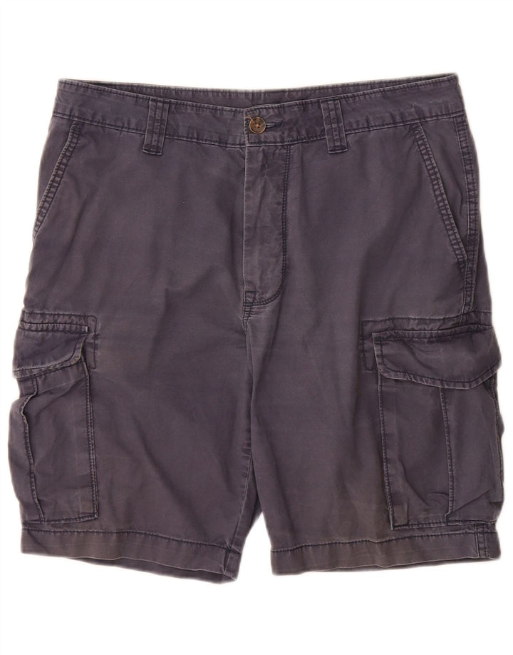 Marks & Spencer Short cargo pour homme W34 en coton bleu marine Taille L