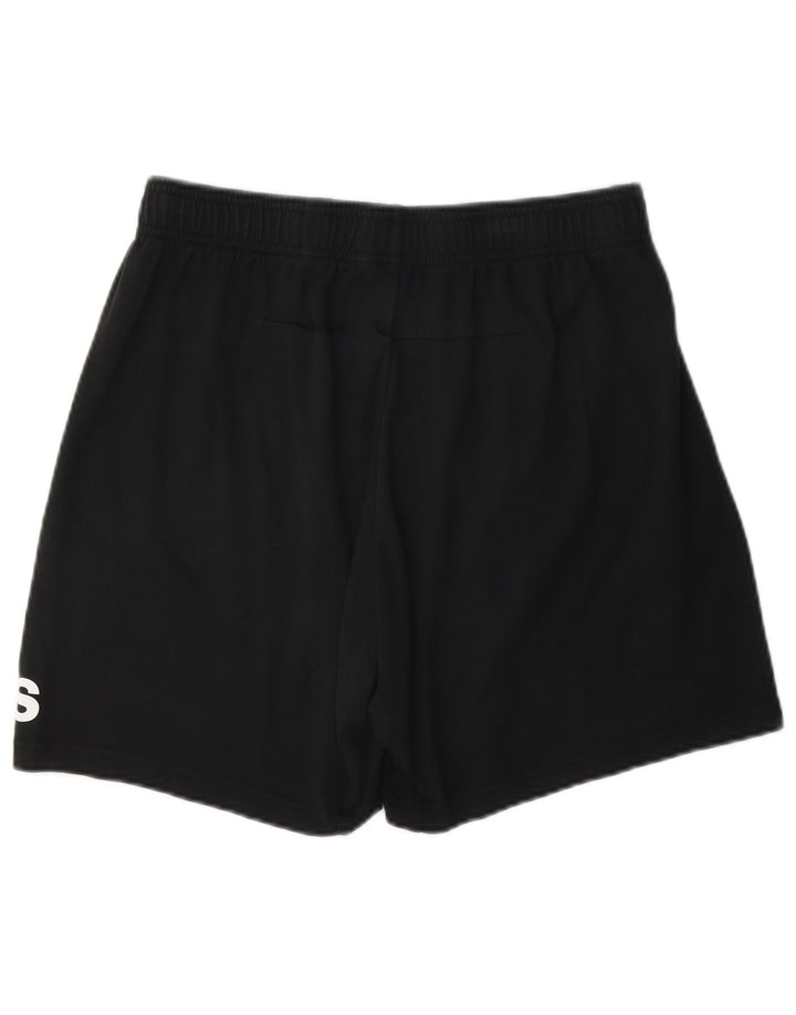 Adidas Short de sport graphique pour homme en coton noir moyen