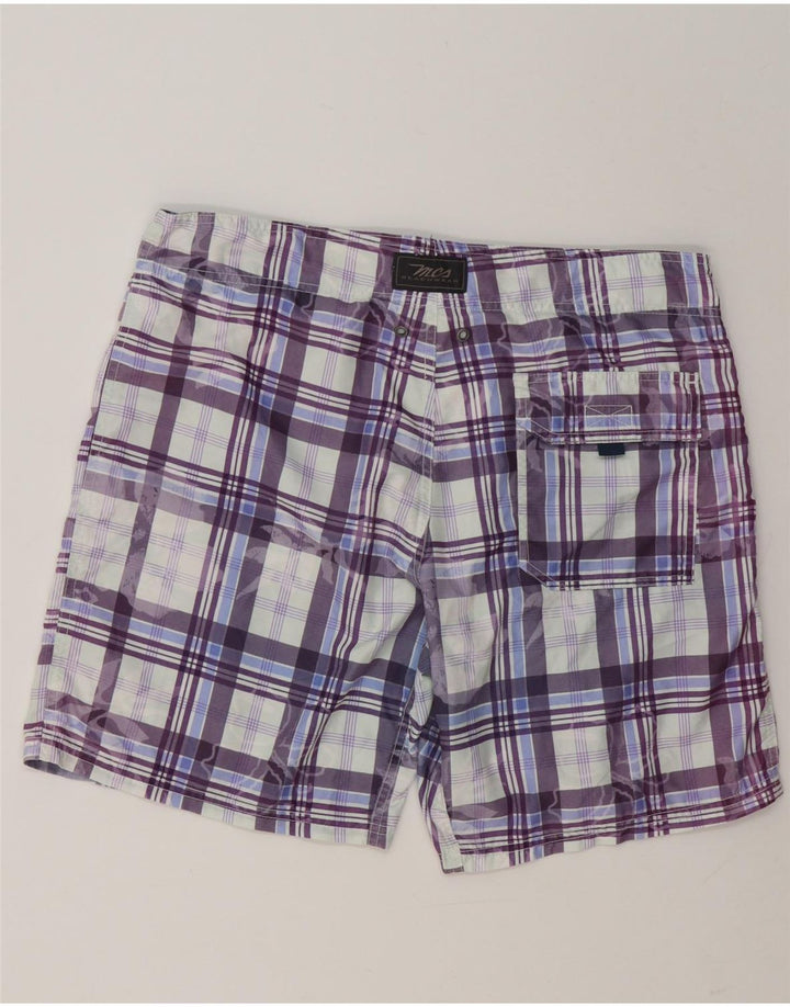 MARLBORO CLASSICS Short de Bain Homme Grand Carreau Multicolore