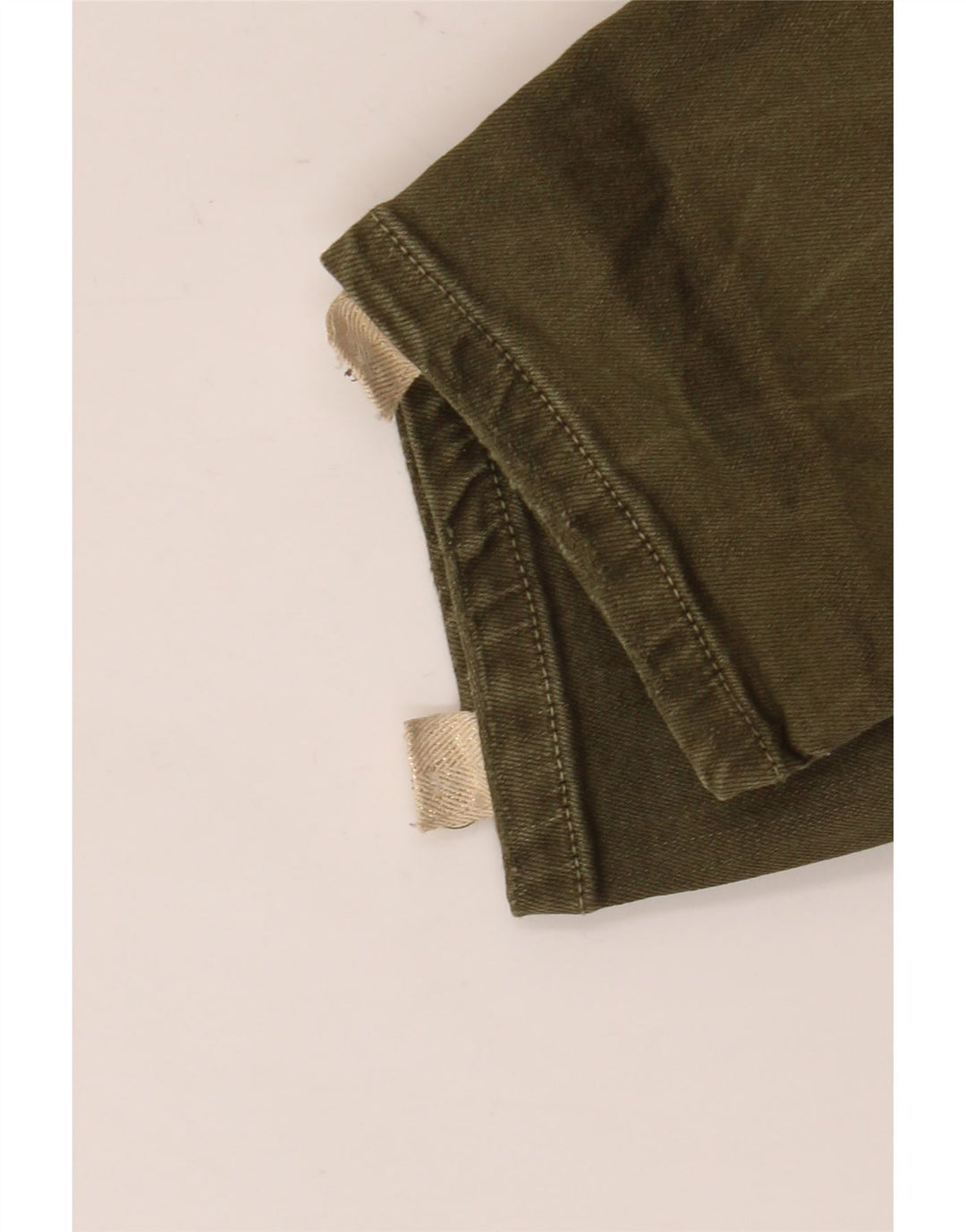 Zara Jean Slim Femme EU 40 Medium W30 L27 Kaki Colorblock