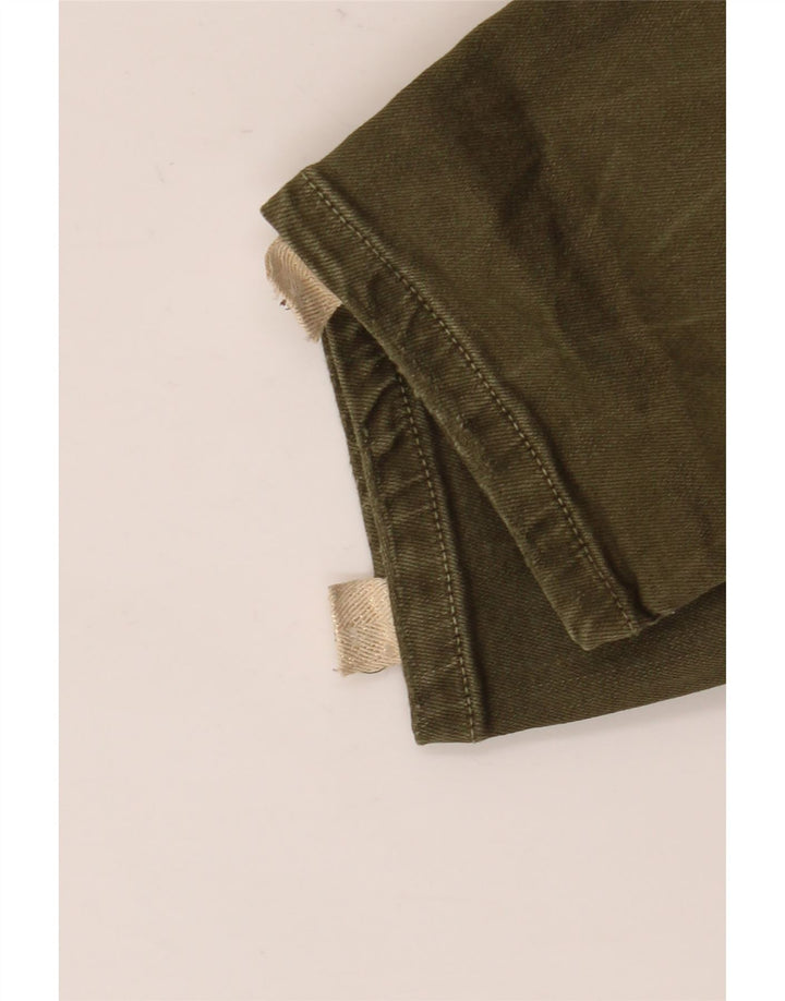 Zara Jean Slim Femme EU 40 Medium W30 L27 Kaki Colorblock