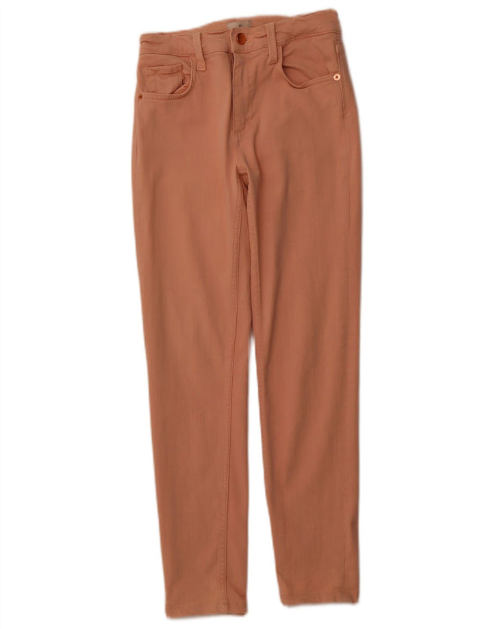 FRENCH CONNECTION Jean Slim Femme UK 6 XS W24 L25 Coton Rose