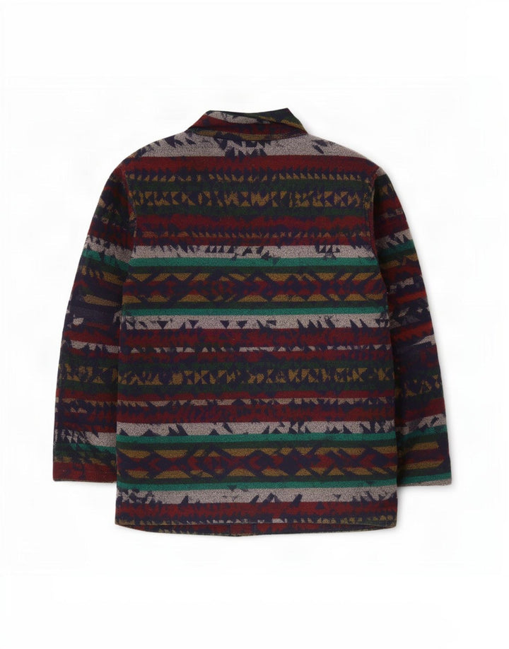 S.Oliver Manteau Homme UK 40 Grande Laine Fair Isle Multicolore