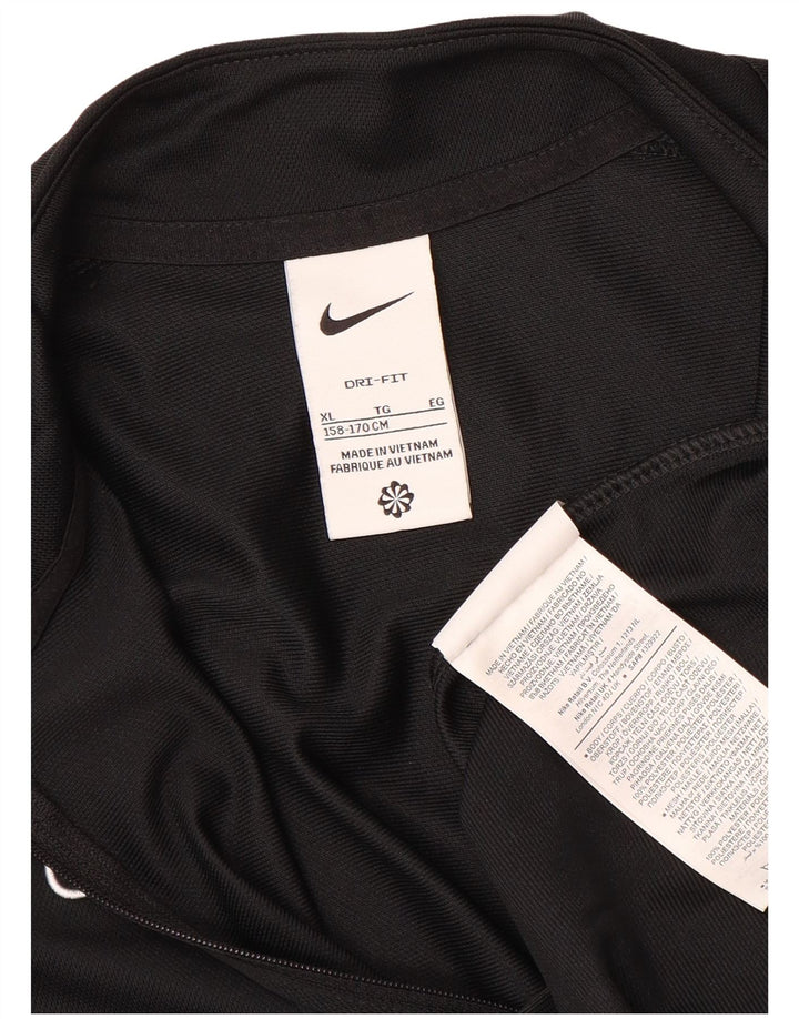Veste de survêtement Nike Dri Fit pour garçon 13-14 ans XL Noir Polyester