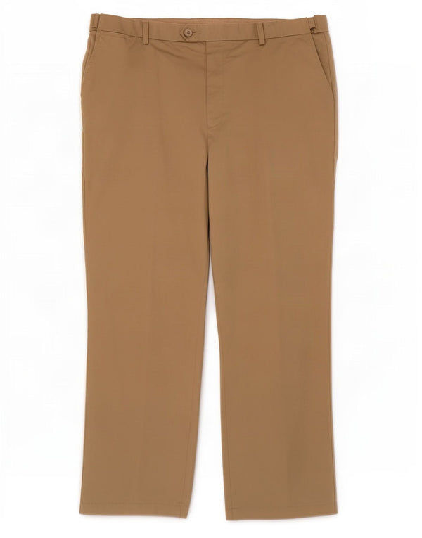 Marks & Spencer Pantalon de costume droit Blue Harbour pour homme W44 L33 Beige