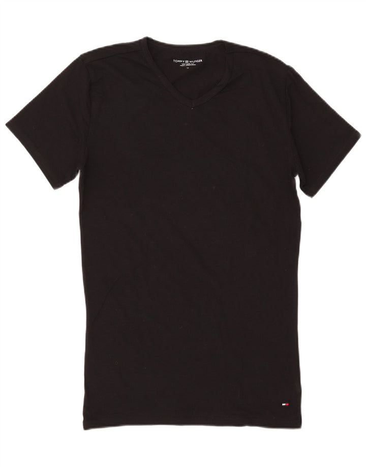 Tommy Hilfiger T-Shirt Homme Noir Moyen Coton
