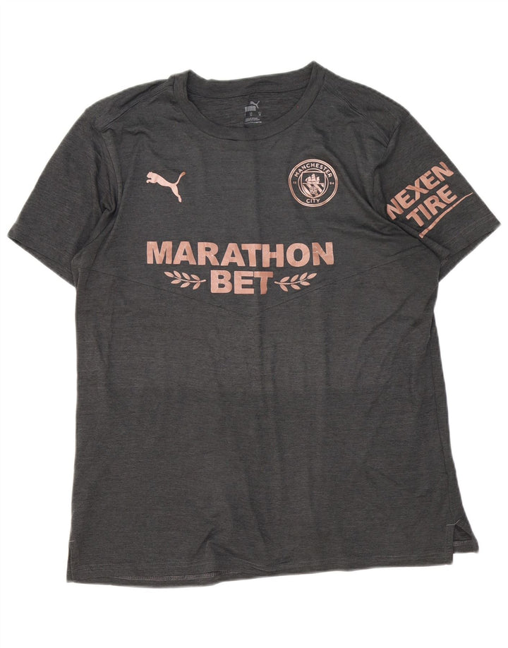 Puma T-Shirt Graphique Homme Gris Moyen Polyester