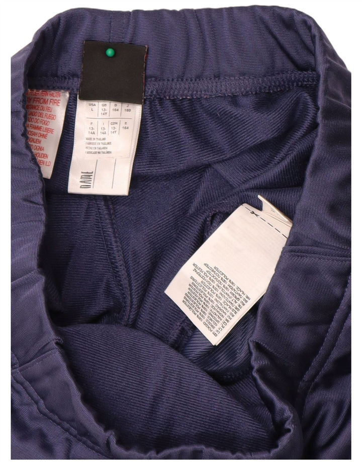 Reebok Pantalon de Survêtement Fille 13-14 Ans Bleu Marine Polyester
