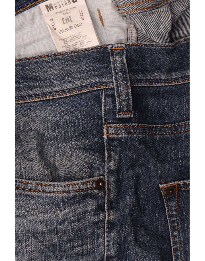 Mustang Jean droit homme W32 L30 bleu coton