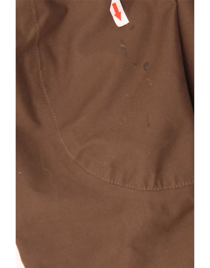 Jack Wolfskin Veste Parka À Capuche Femme UK 16 Large Marron Polyester