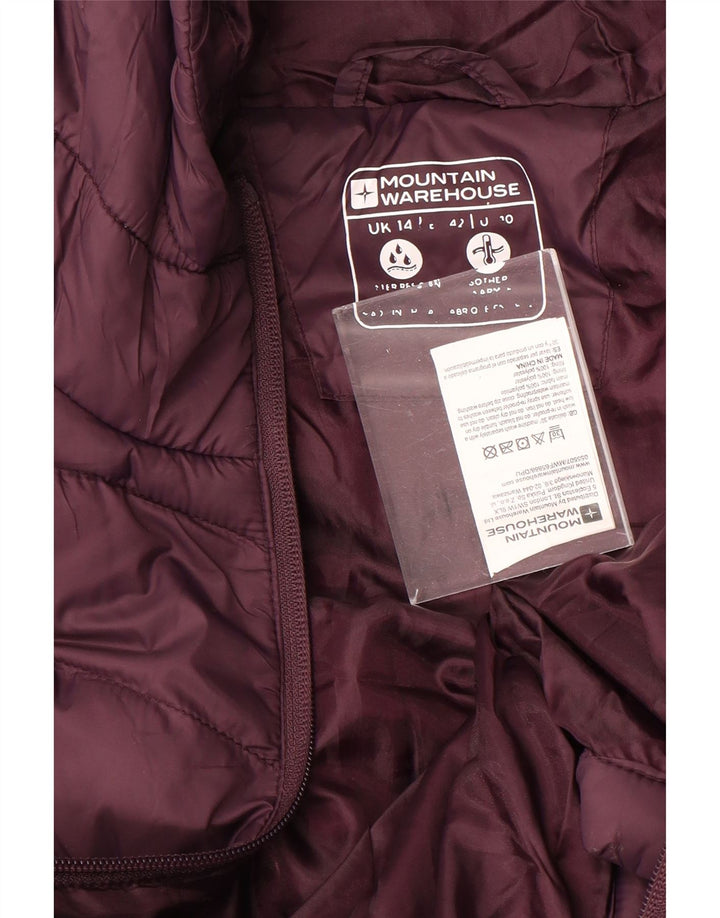 MOUNTAIN WAREHOUSE Veste matelassée à capuche pour femme UK 14 Large Violet