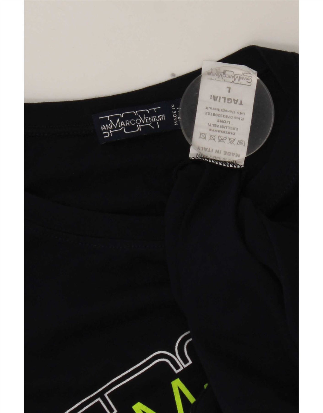 Gian Marco Venturi Débardeur Graphique Homme Grand Bleu Marine Coton