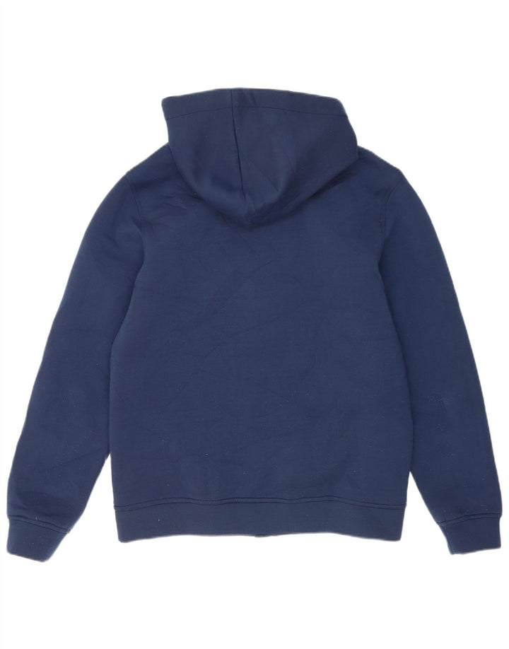 K-Way Pull à capuche zippé pour homme en polyester bleu marine moyen