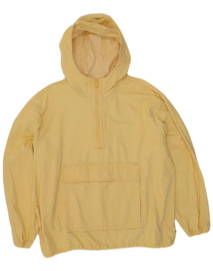 Levi's Veste en jean à capuche pour homme UK 40 Large Jaune Coton