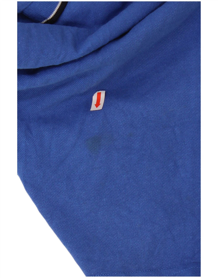 KAPPA Polo Homme Bleu Moyen Coton