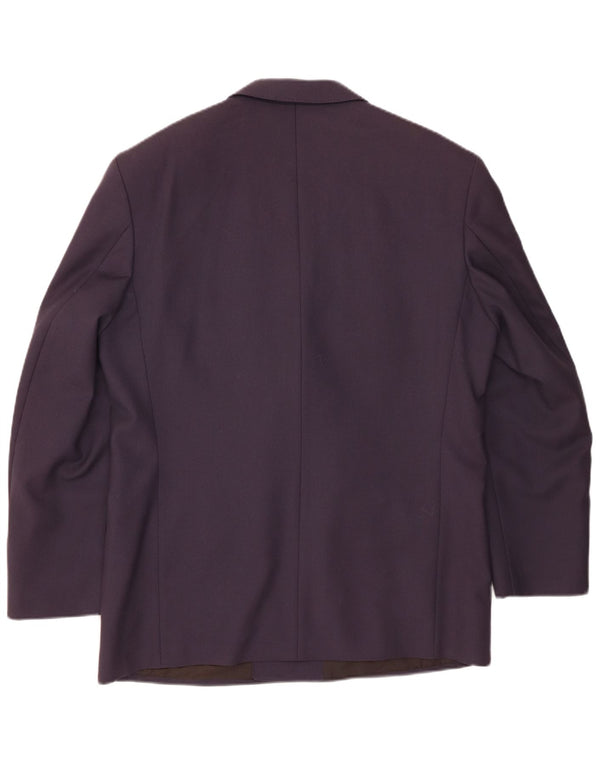 DOUGLAS Veste Blazer Double Boutonnage Homme EU 50 Large Bleu Marine