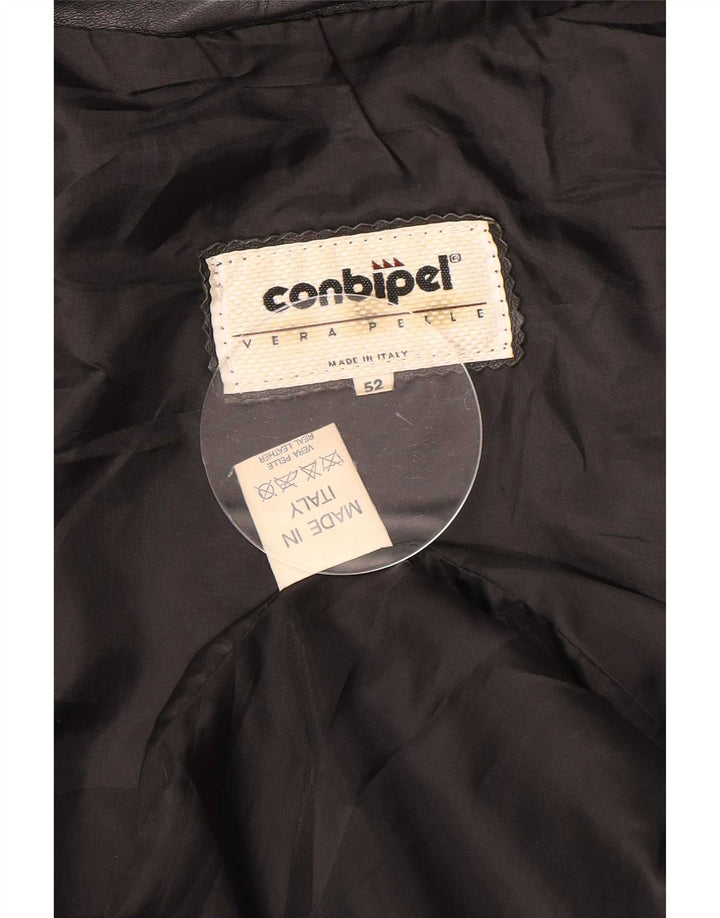 Veste en cuir homme Conbipel IT 52 Large Noir
