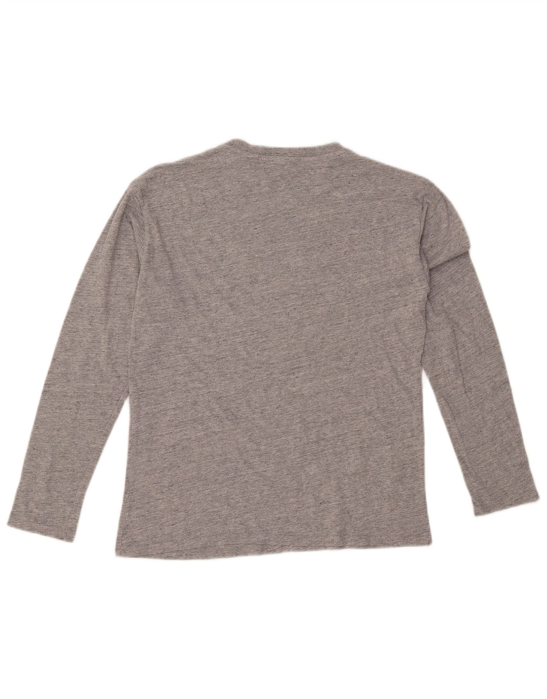 ZARA Filles Graphic Top Manches Longues 11-12 ans Gris Coton