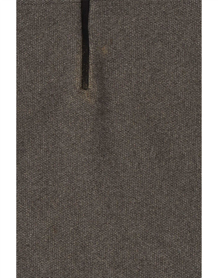 Berghaus Sweat-shirt à col zippé pour femme UK 12 Gris moyen Polyester