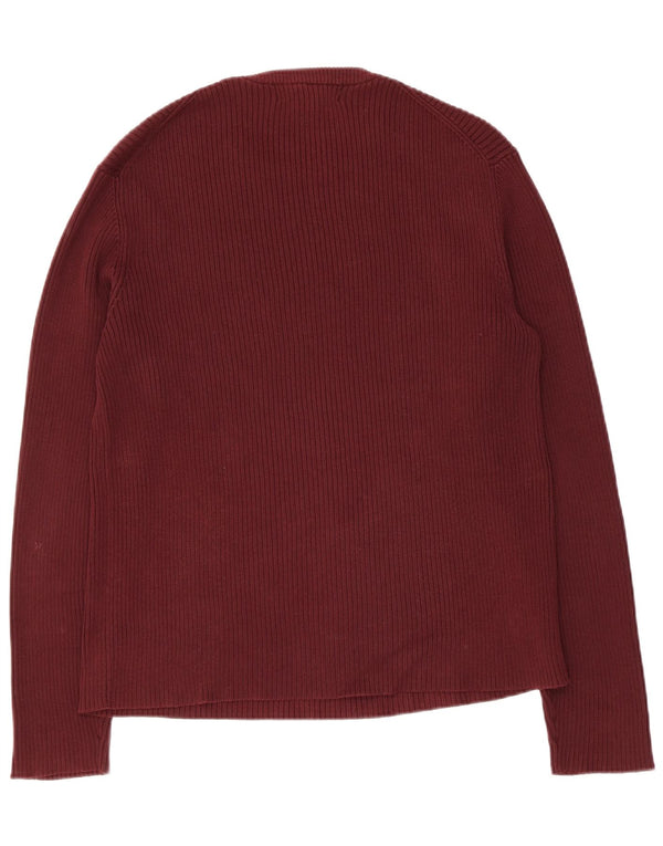 Banana Republic Pull à col rond pour homme en coton marron Taille L