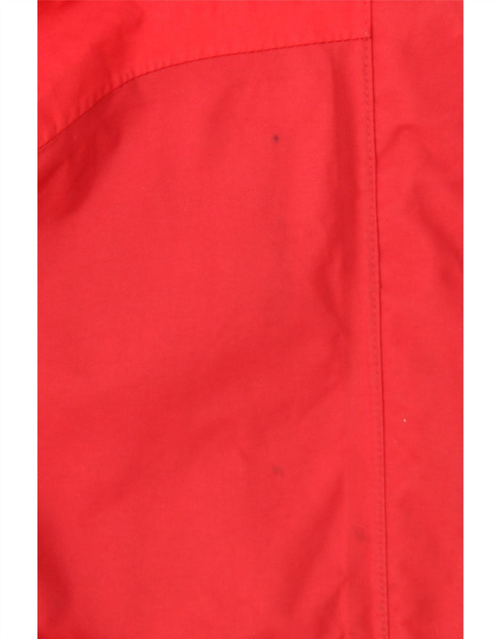 JACK WOLFSKIN Veste de pluie à capuche pour femme UK 8/10 Small Rouge Polyamide