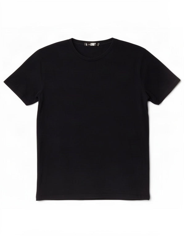 Reiss Homme T-Shirt Top Large Bleu Marine Coton